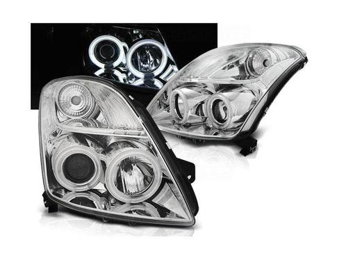 CCFL Angel Eyes koplamp units Chrome geschikt voor Suzuki, Autos : Pièces & Accessoires, Éclairage, Envoi