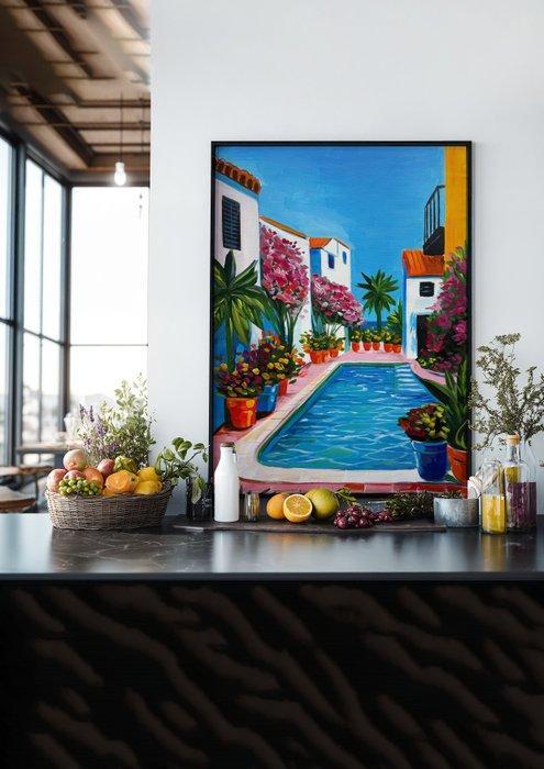 E. García - LANZAROTE XL, Antiek en Kunst, Kunst | Schilderijen | Modern