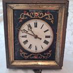 Schilderij klok - Schwarzwälder Rahmenuhr - Hout, Messing,, Antiek en Kunst