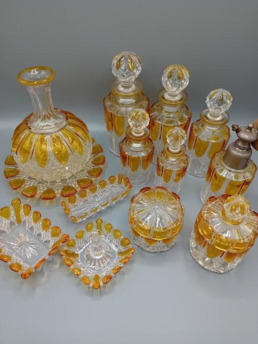 Val Saint Lambert - Charles Graffart - Ensemble coiffeuse, Antiek en Kunst, Antiek | Glaswerk en Kristal
