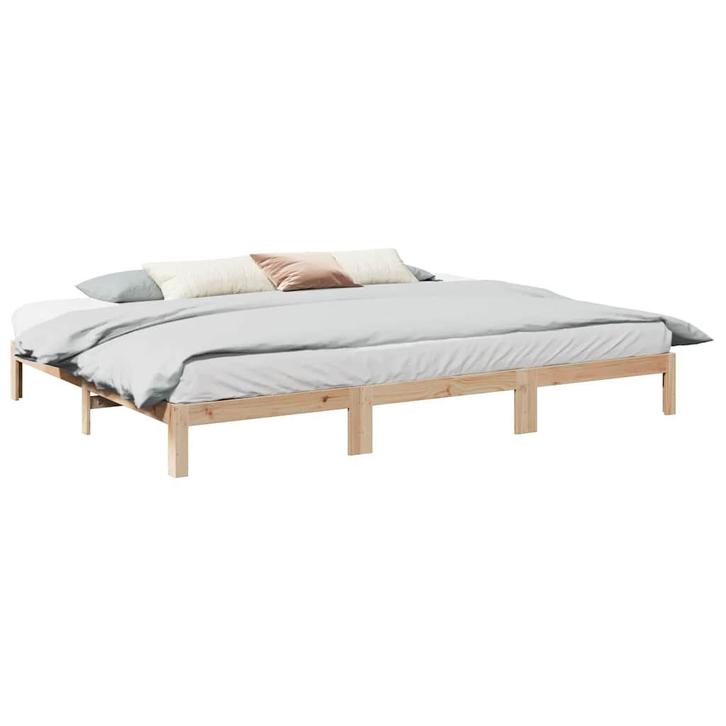 vidaXL Bedframe Family zonder matras 240x200 cm massief, Huis en Inrichting, Slaapkamer | Bedden, Nieuw, Verzenden