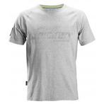 Snickers 2580 logo t-shirt - 2800 - light grey melange -