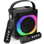Karaokemachine met 2 draadloze microfoons - bluetooth, Audio, Tv en Foto, Luidsprekerboxen, Verzenden, Nieuw