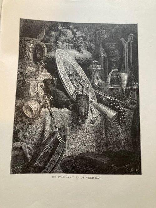 J.J.L. ten Kate / Gustave Doré - De Fabelen van La Fontaine, Antiek en Kunst, Antiek | Boeken en Manuscripten