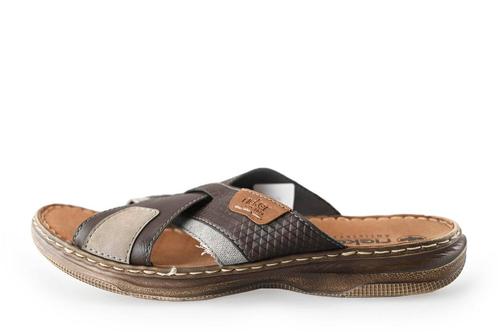 Rieker Slippers in maat 45 Bruin | 5% extra korting, Kleding | Heren, Schoenen, Bruin, Gedragen, Slippers, Verzenden