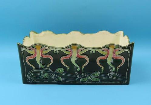 Biela Bohemia - Julius Dressler - Jardinière - majolica, Antiek en Kunst, Antiek | Glaswerk en Kristal