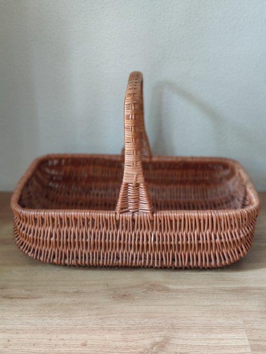 Mand - Large 53 x 36 cm Handmade Willow Flower & Garden, Antiek en Kunst, Curiosa en Brocante