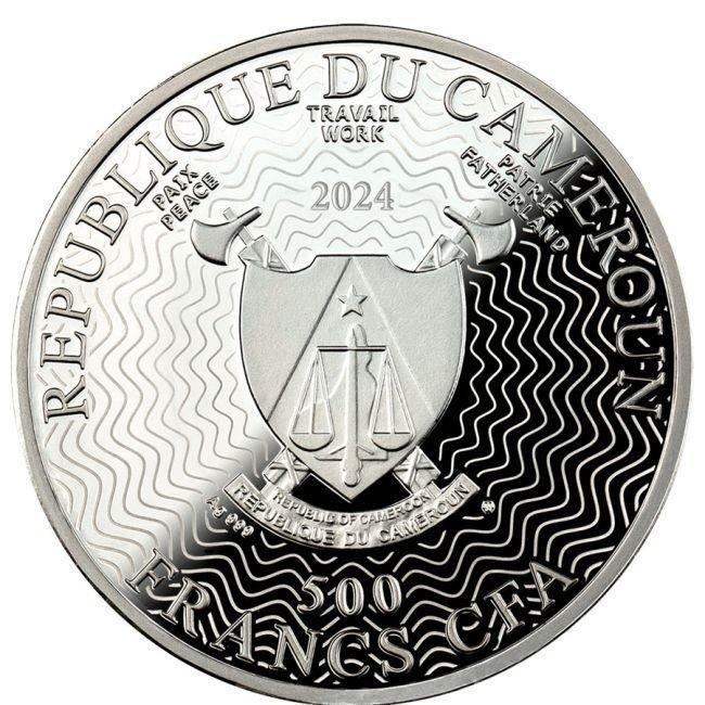 Kameroen. 500 Francs 2024 17.5g 500 CFA Francs Cameroon, Postzegels en Munten, Munten | Europa | Niet-Euromunten