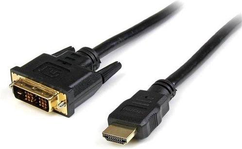 StarTech.com 1, 8 m HDMI-naar-DVI-D-kabel M/M (Elektronica), Computers en Software, Pc- en Netwerkkabels, Nieuw, Verzenden