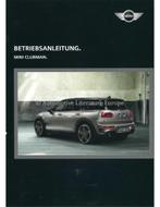 2015 MINI CLUBMAN INSTRUCTIEBOEKJE DUITS