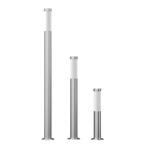 Buitenlampen RVS 3x | Retour Deal | 3 Hoogtes, Tuin en Terras, Buitenverlichting, Inox, Verzenden, Staande lamp, Nieuw