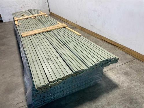 Veiling - 50x Vuren rhombusprofielplank triple 400x14,5x2,2c, Doe-het-zelf en Bouw, Hout en Planken, Nieuw