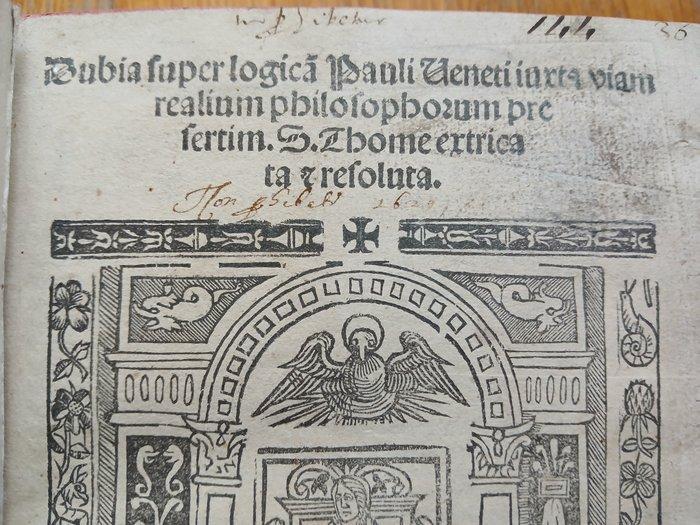 Bartolomeo Manzoli - Dubia super logica[m] Pauli Veneti, Antiquités & Art, Antiquités | Livres & Manuscrits