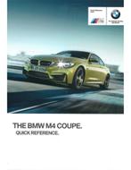 2017 BMW M4 COUPE VERKORT INSTRUCTIEBOEKJE DUITS, Ophalen of Verzenden