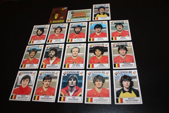 Panini World Cup Espaa 82 - Belgium Belgien Set - 18, Verzamelen, Stickers