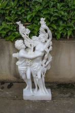 sculptuur, Statua Apollo e Dafne Marmo - 116 cm - Wit, Antiek en Kunst