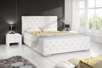 Tweepersoonsbed Aventura Diamond - Wit - 140x200 cm, Nieuw, 140 cm, Verzenden