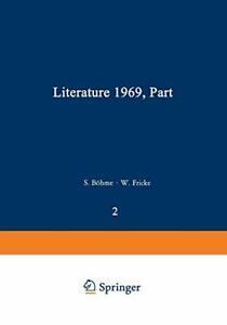 Literature 1969, Part 2. Bohme, Siegfried   .=, Livres, Livres Autre, Envoi