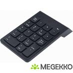 Gembird KPD-W-02 numeriek toetsenbord Notebook/pc Zwart, Verzenden