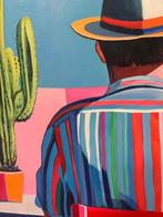 Alexy Berthelot - Pool réflexion zoom, Antiek en Kunst, Kunst | Schilderijen | Modern