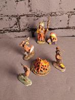Lineol - Figuur - Indians With Fireplace (6) - Composiet, Nieuw