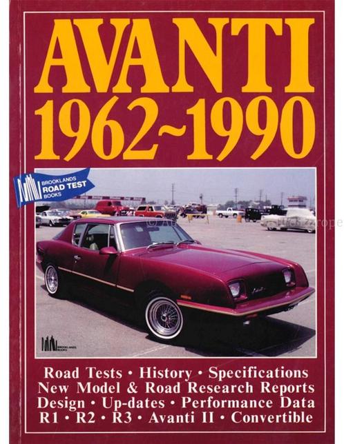 AVANTI 1962 - 1990 (BROOKLANDS), Livres, Autos | Livres