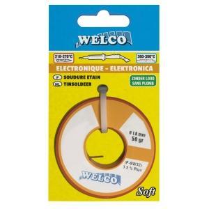 Welco brasure tendre electronique - étain +flux 200 gr., Bricolage & Construction, Outillage | Soudeuses
