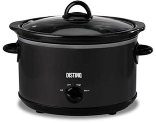 Tweedekans | DistinQ Slowcooker 4 liter – Keramische, Huis en Inrichting, Keuken | Potten en Pannen, Ophalen of Verzenden