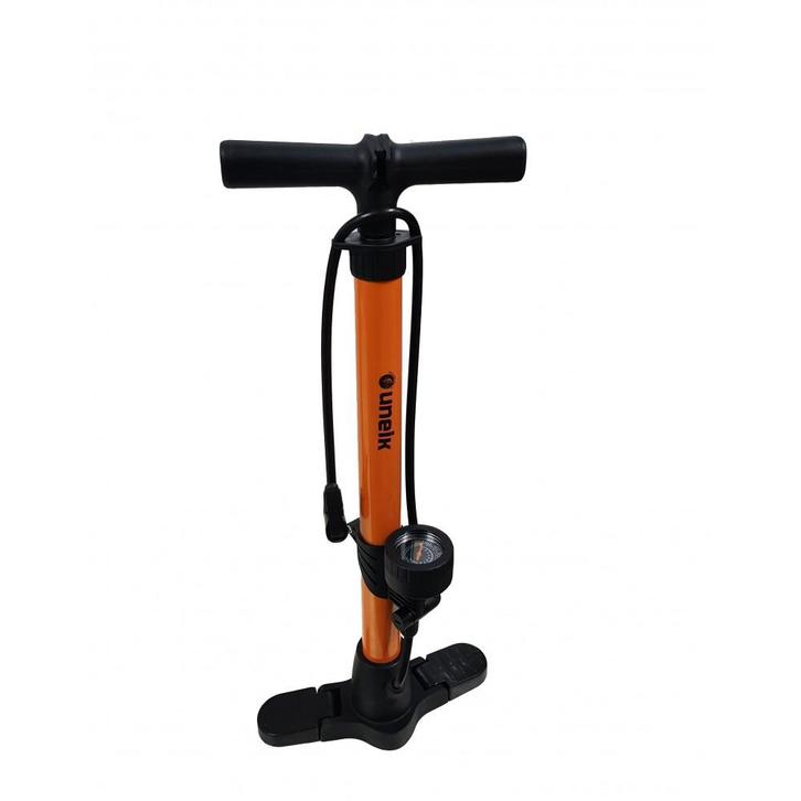 Fietspomp Orange Met Manometer, Fietsen en Brommers, Fietsaccessoires | Overige Fietsaccessoires, Ophalen of Verzenden