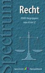Recht van A tot Z / Spectrum opzoekboek 9789027471611, Boeken, Verzenden, Zo goed als nieuw