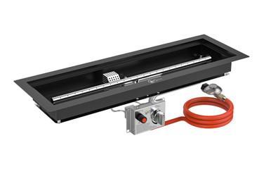 GoFire inbouwbrander rechthoek 75 x 25 cm | Flexibel, Tuin en Terras, Vuurtafels, Nieuw, Verzenden