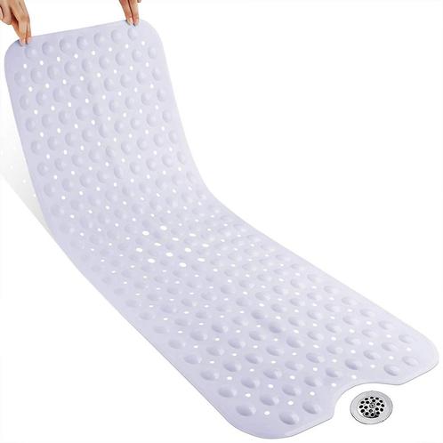 Avalo Badmat / Antislipmat Douche - 100x40CM - Wit - Met, Huis en Inrichting, Badkamer | Badtextiel en Accessoires, Verzenden
