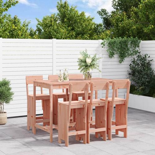 vidaXL 7-delige Tuinset massief douglashout, Tuin en Terras, Tuinsets en Loungesets, Tuinset, Nieuw, Verzenden