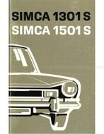1975 SIMCA 1301 S | 1501 S INSTRUCTIEBOEKJE NEDERLANDS