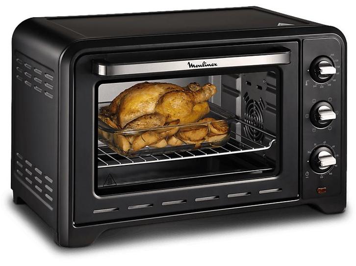 Moulinex -  Mini Oven  - Zwart, Elektronische apparatuur, Ovens, Vrijstaand, Nieuw, 60 cm of meer, 60 cm of meer, Verzenden