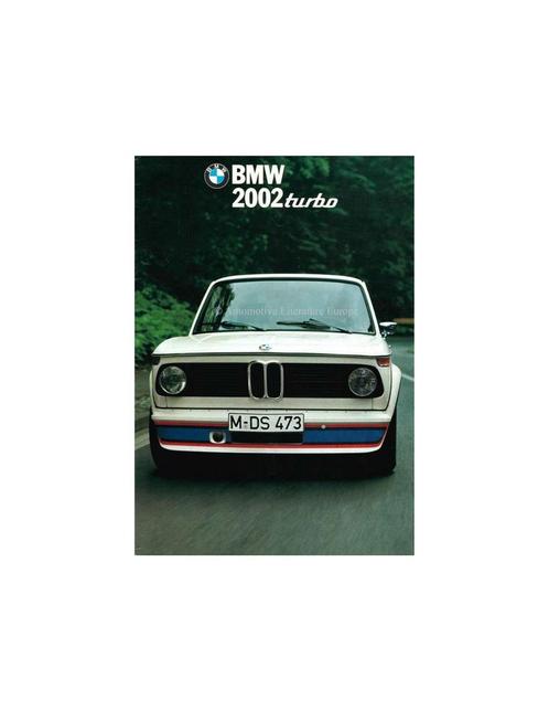 1974 BMW 2002 TURBO BROCHURE NEDERLANDS, Livres, Autos | Brochures & Magazines, Enlèvement ou Envoi