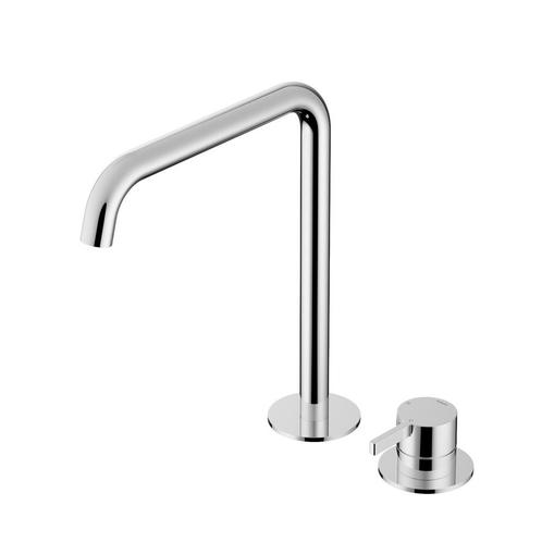 Wastafel Mengkraan Hotbath ace 2-gats Met draaibare uitloop, Doe-het-zelf en Bouw, Sanitair, Kraan, Nieuw, Chroom, Ophalen of Verzenden