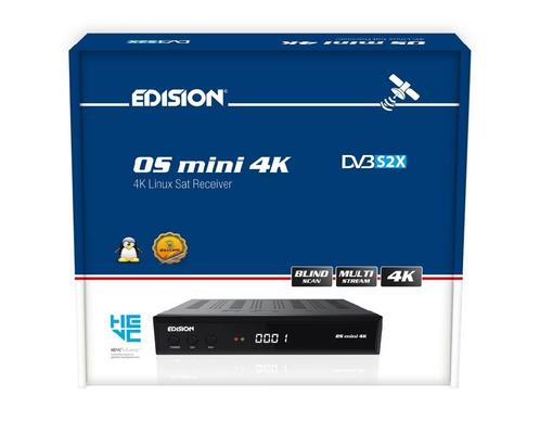 Edision OS Mini 4K - S2X, TV, Hi-fi & Vidéo, Antennes paroboliques, Enlèvement ou Envoi