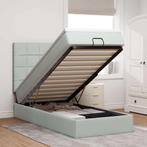vidaXL Ottoman bed met matrassen 100x200cm fluweel, Huis en Inrichting, Slaapkamer | Bedden, Verzenden, Nieuw