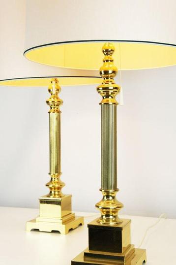Herda - Lampe de table (2) - Paire de lampes à colonne en beschikbaar voor biedingen