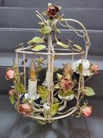 Lustre - Boutons de rose et feuillage - Couleur métallique -, Huis en Inrichting, Nieuw