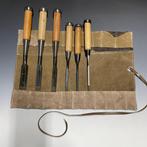 Tataki Mukomachi Nomi NOS | Bench-Mortise Chisels Set w/Roll