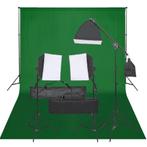 vidaXL Fotostudioset met verlichtingsset en achtergrond, Audio, Tv en Foto, Verzenden, Nieuw
