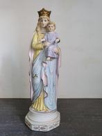 Beeldje - Madonna met Christus kind - 29 cm - Biscuit
