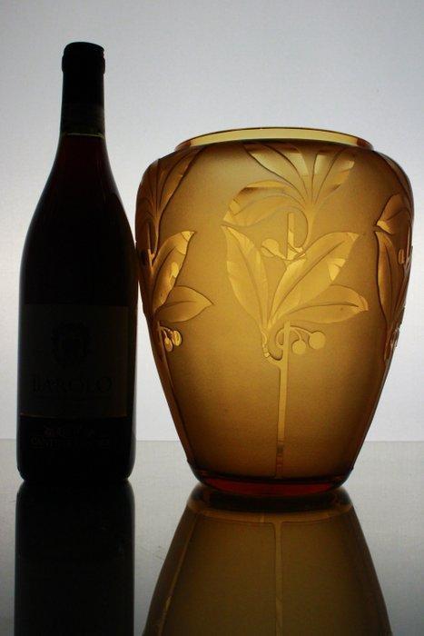 Verreries de Scailmont (toegeschreven) - Vaas - Glas, Antiquités & Art, Antiquités | Verre & Cristal