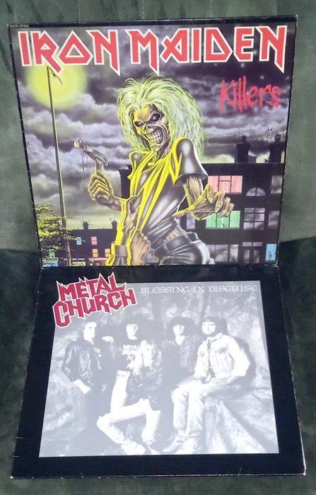 Iron Maiden, Metal Church - 2 x albums - Disque vinyle -, Cd's en Dvd's, Vinyl Singles