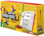 Nintendo 2DS Wit/Rood in Doos + New Super Mario Bros 2 (N..., Ophalen of Verzenden, Zo goed als nieuw
