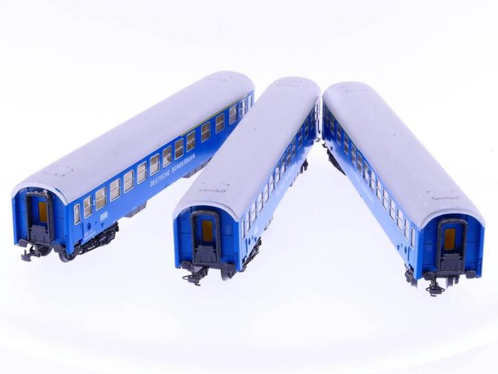 Schaal H0 Kleinbahn 389 DB personen rijtuigen 3st #1955, Hobby en Vrije tijd, Modeltreinen | H0, Overige typen, Gebruikt, Analoog