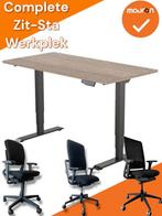 Complete Zit-Sta Werkplek - Zelf samenstellen, Werkplek, Ophalen of Verzenden, Gebruikt, Bureau
