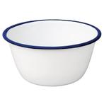 Dessertschaaltjes | Geëmailleerd Staal | Wit/Blauw | 6, Verzenden, Nieuw in verpakking